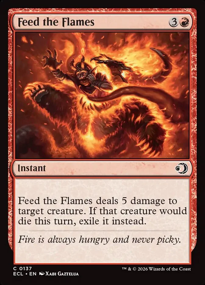 Feed the Flames 「ECL/137」「EN」