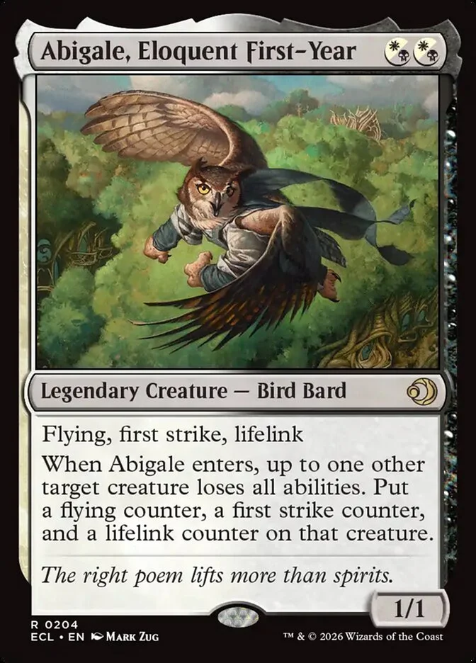 Abigale, Eloquent First-Year 「ECL/204」「EN」