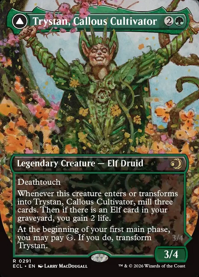 Trystan, Callous Cultivator // Trystan, Penitent Culler 「ECL/291」「EN」