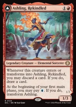 Ashling, Rekindled // Ashling, Rimebound #124 · Magic: The Gathering