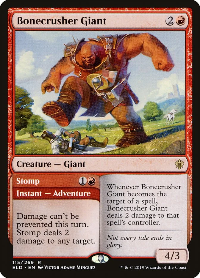 Bonecrusher Giant // Stomp 「ELD/115」「EN」