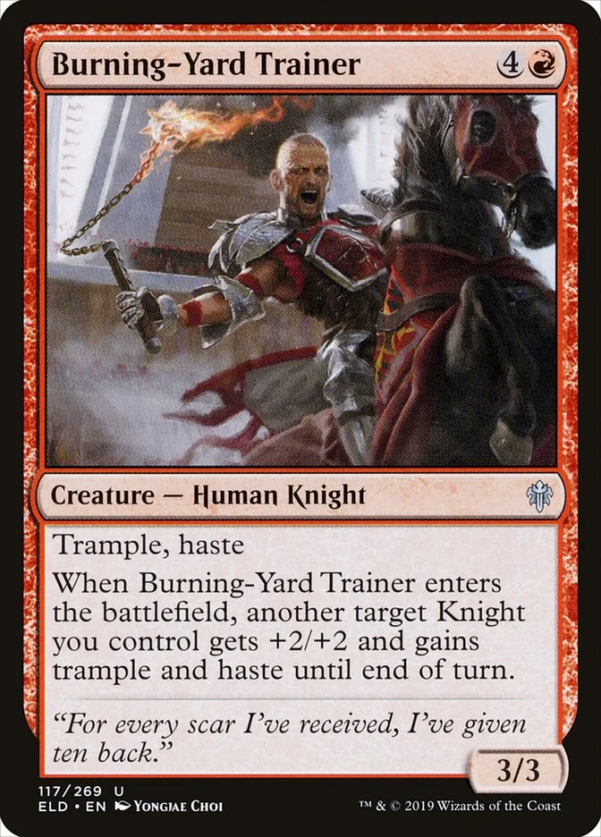 Burning-Yard Trainer 「ELD/117」「EN」