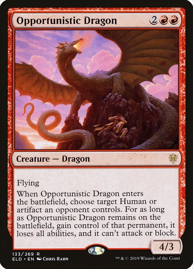 Opportunistic Dragon 「ELD/133」「EN」