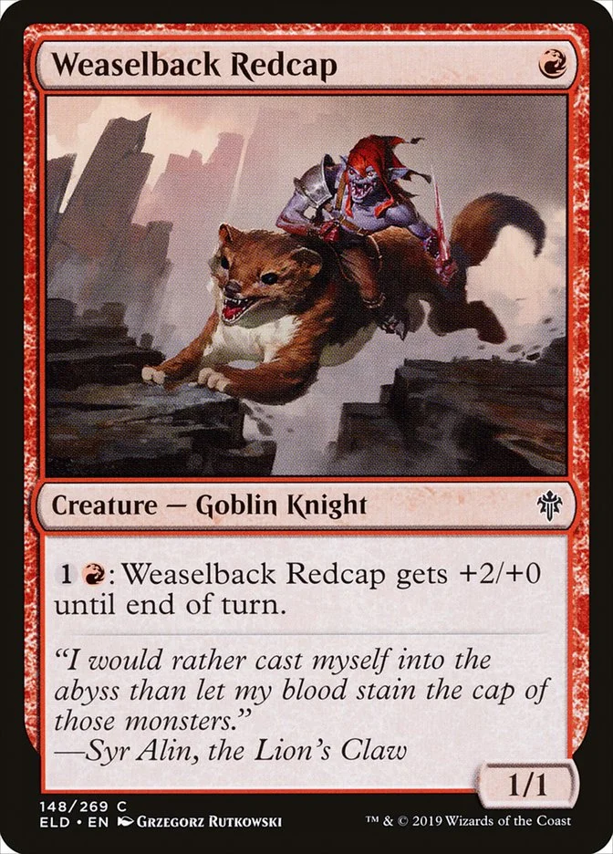 Weaselback Redcap 「ELD/148」「EN」