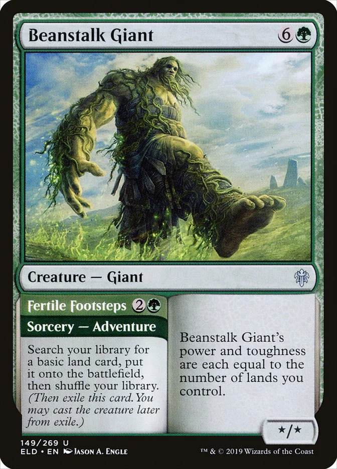 Beanstalk Giant // Fertile Footsteps 「ELD/149」「EN」