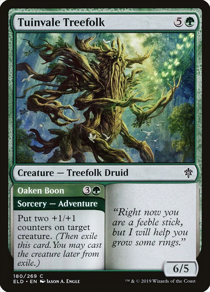 Tuinvale Treefolk // Oaken Boon 「ELD/180」「EN」