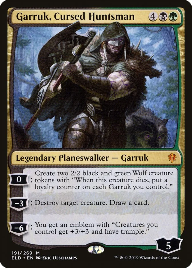 Garruk, Cursed Huntsman 「ELD/191」「EN」
