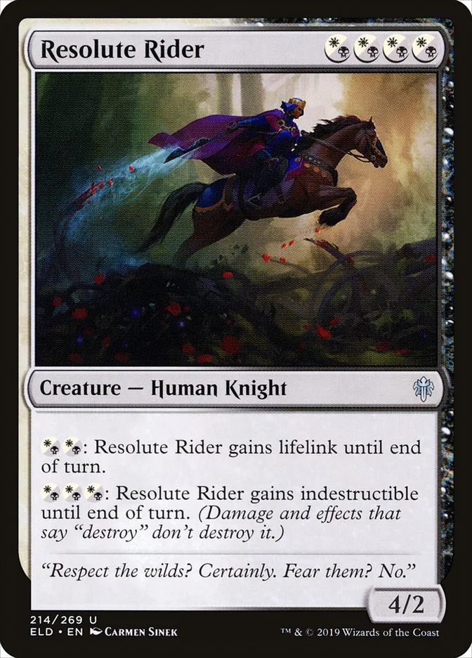 Resolute Rider 「ELD/214」「EN」