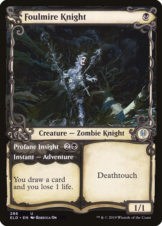 Foulmire Knight // Profane Insight 「ELD/286」「EN」