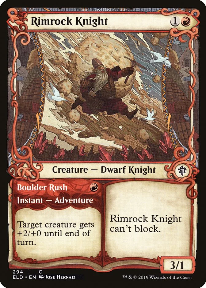 Rimrock Knight // Boulder Rush 「ELD/294」「EN」