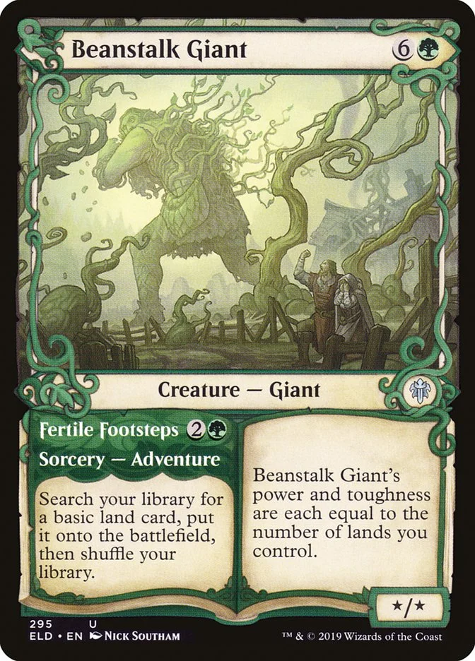 Beanstalk Giant // Fertile Footsteps 「ELD/295」「EN」