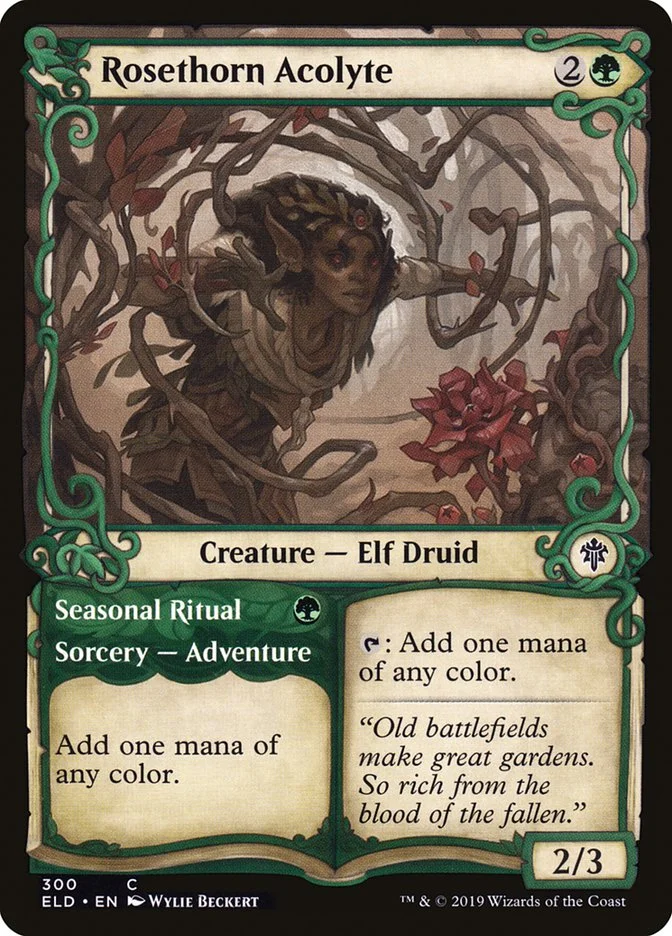 Rosethorn Acolyte // Seasonal Ritual 「ELD/300」「EN」