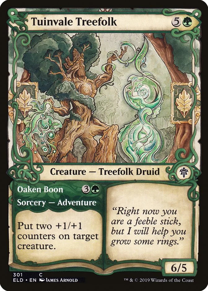 Tuinvale Treefolk // Oaken Boon 「ELD/301」「EN」