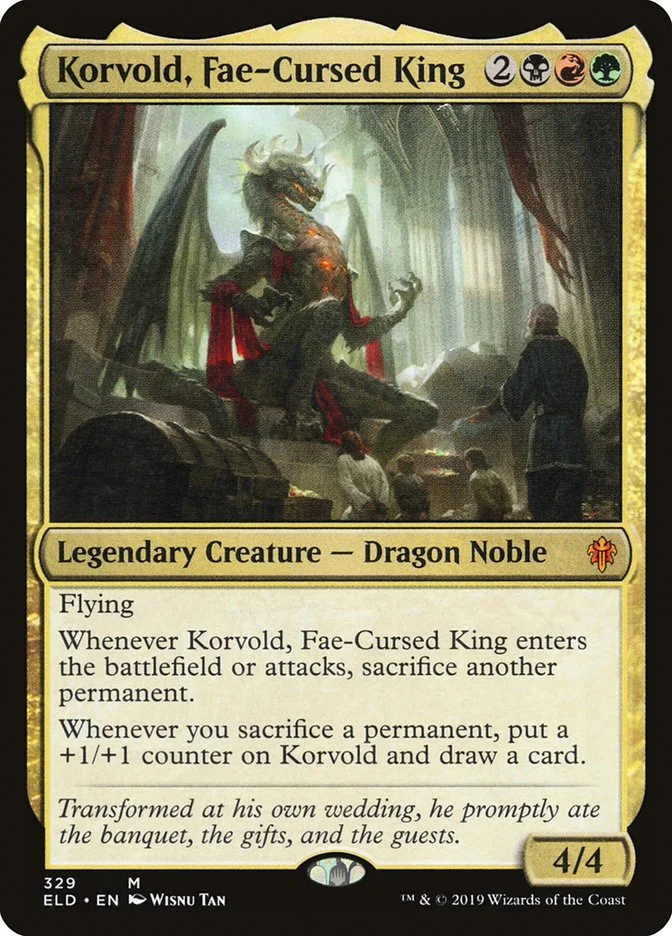 Korvold, Fae-Cursed King 「ELD/329」「EN」