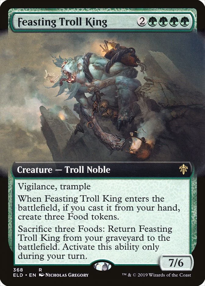 Feasting Troll King 「ELD/368」「EN」