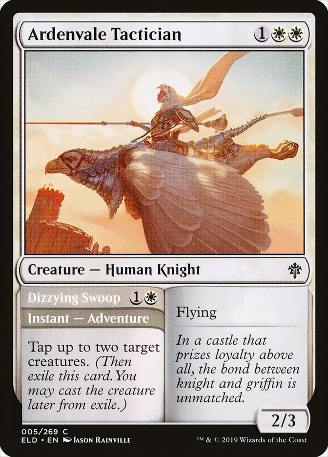 Ardenvale Tactician // Dizzying Swoop 「ELD/5」「EN」