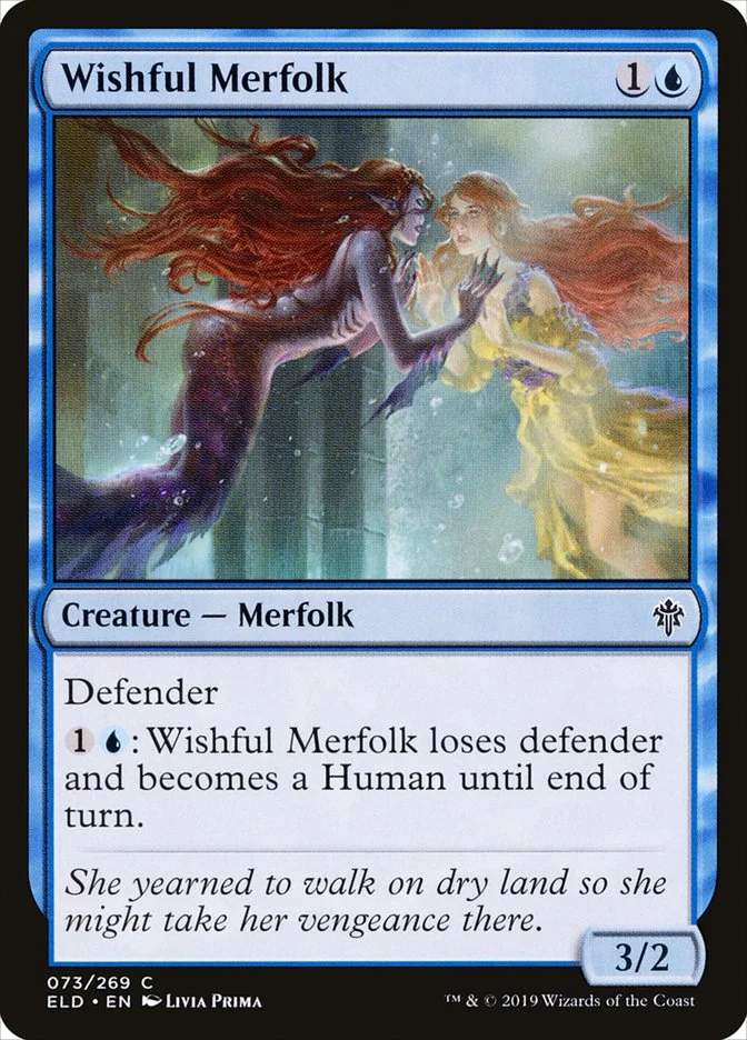 Wishful Merfolk 「ELD/73」「EN」