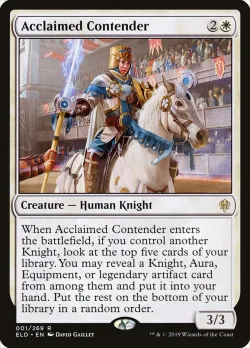 Acclaimed Contender #1 · Magic: The Gathering