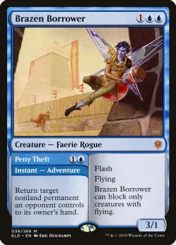 Brazen Borrower // Petty Theft #39 · Magic: The Gathering