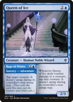 Queen of Ice // Rage of Winter #61 · Magic: The Gathering