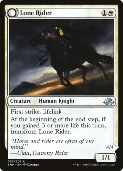 Lone Rider // It That Rides as One #33 · Magic: The Gathering