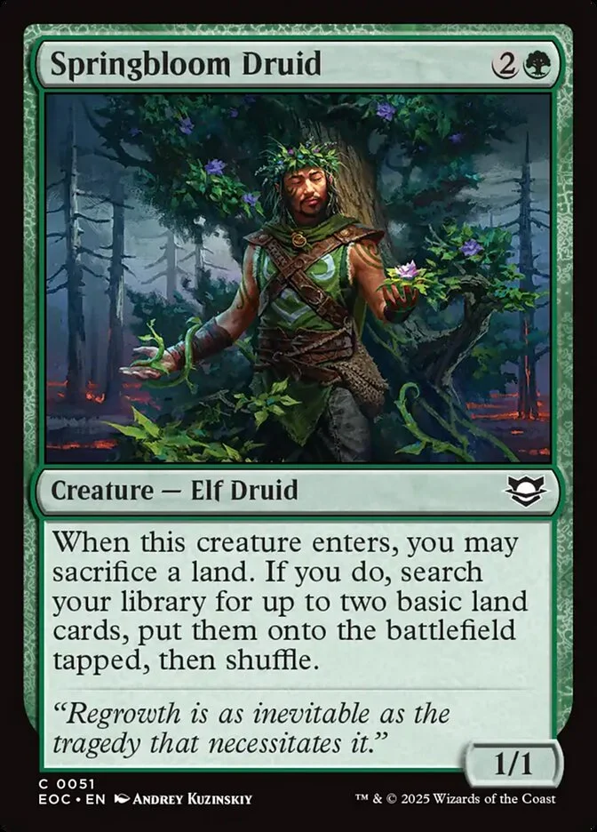 Springbloom Druid 「EOC/51」「EN」
