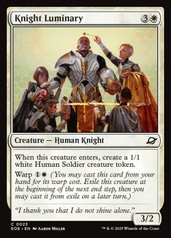 Knight Luminary #23 · Magic: The Gathering
