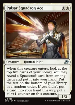 Pulsar Squadron Ace #28 · Magic: The Gathering