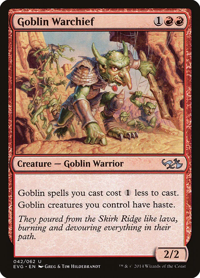 Goblin Warchief 「EVG/42」「EN」