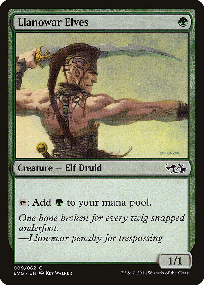 Llanowar Elves 「EVG/9」「EN」