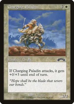 Charging Paladin #4 · Magic: The Gathering