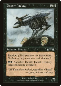 Dauthi Jackal #58 · Magic: The Gathering
