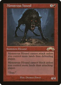 Monstrous Hound #89 · Magic: The Gathering