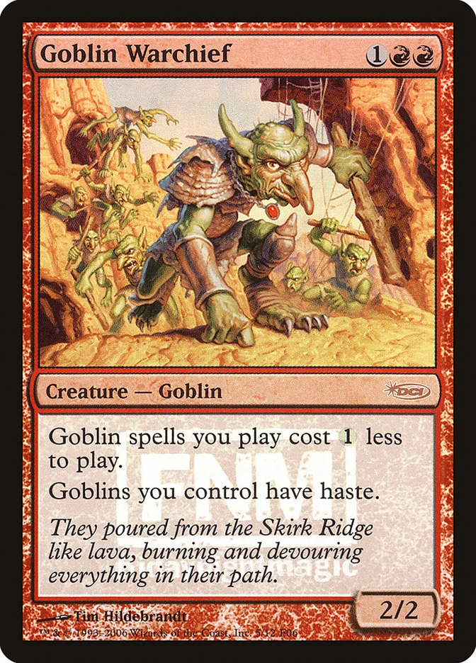 Goblin Warchief 「F06/5」「EN」
