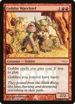 Goblin Warchief 「F06/5」「EN」