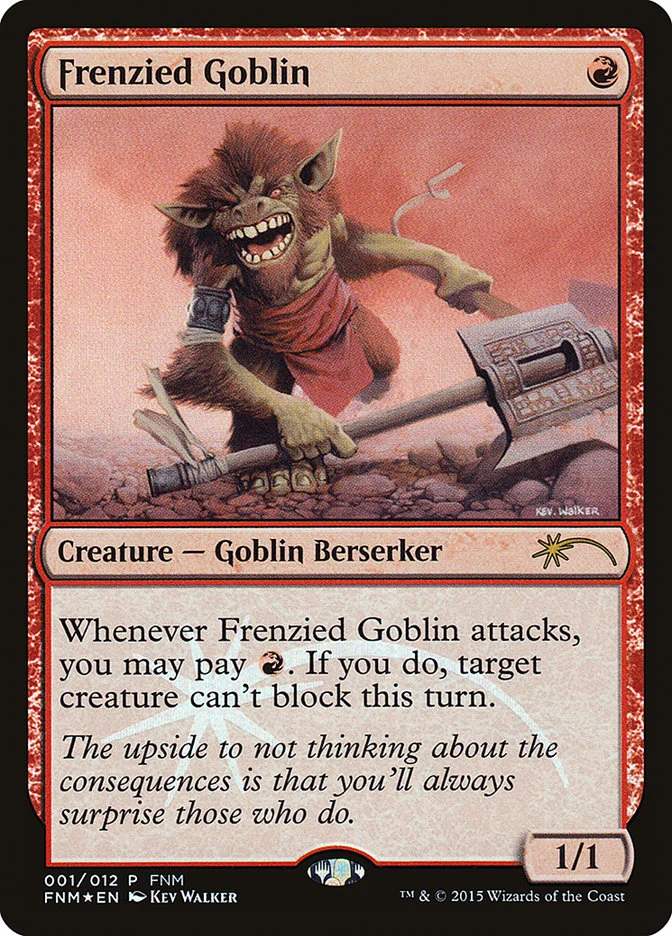 Frenzied Goblin 「F15/1」「EN」