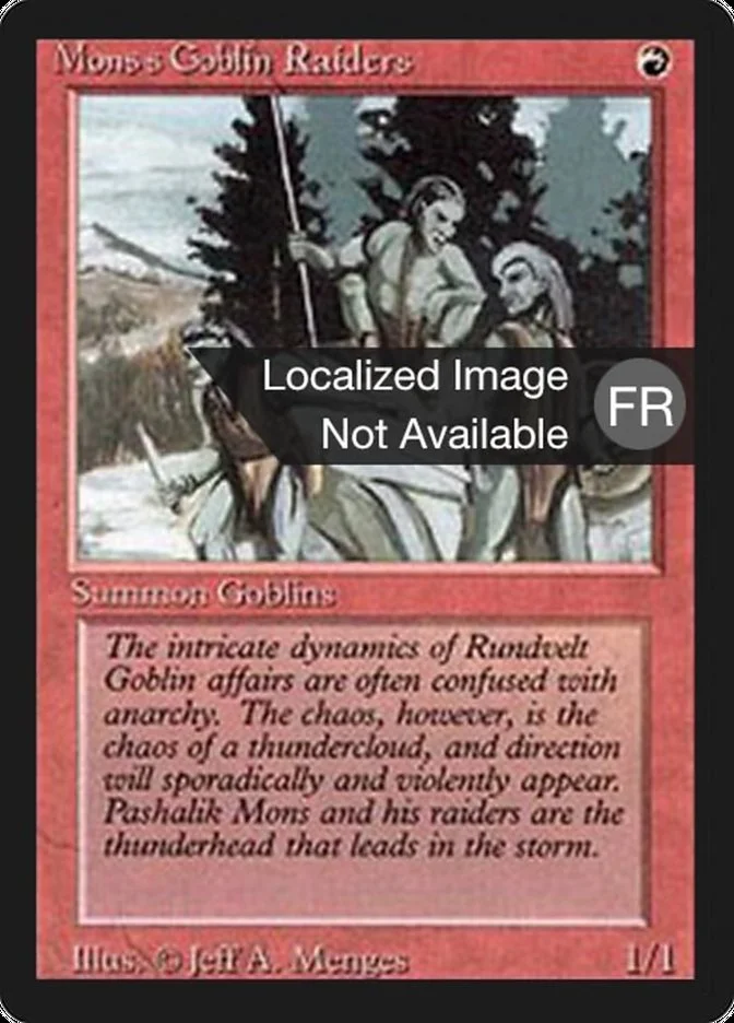 Mons's Goblin Raiders 「FBB/167」「EN」