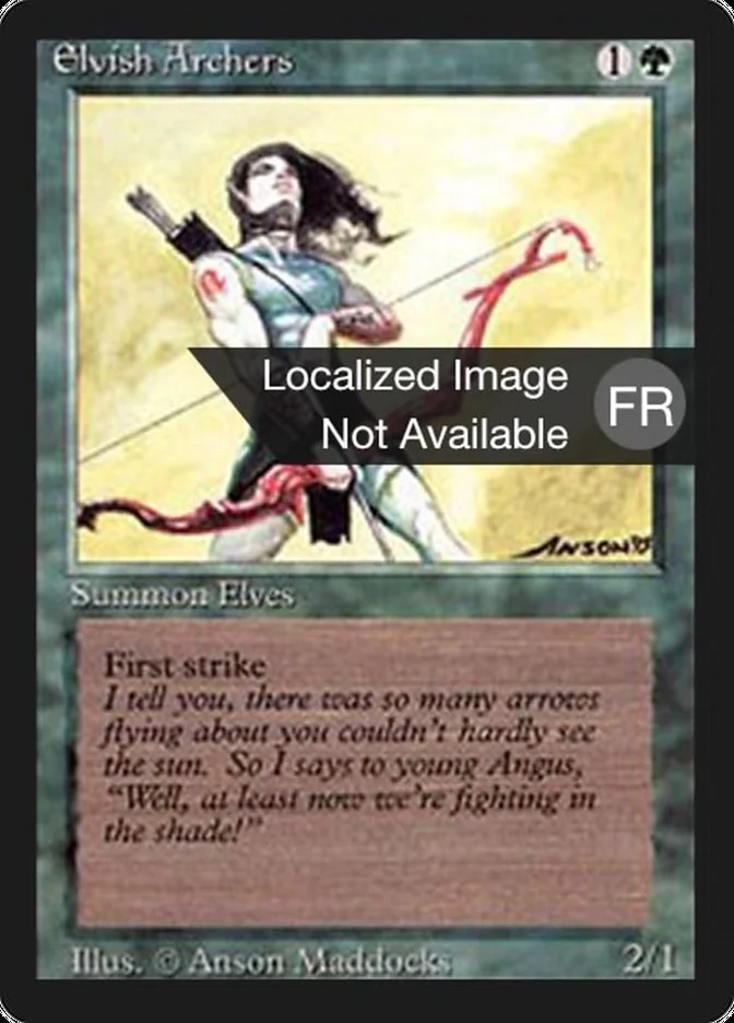Elvish Archers 「FBB/193」「EN」