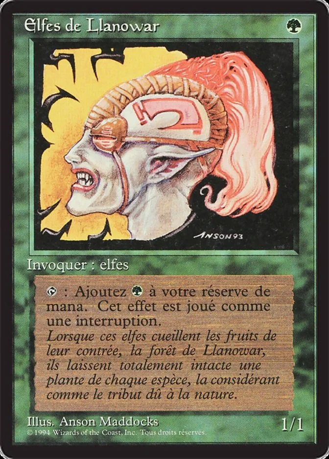 Llanowar Elves 「FBB/211」「EN」