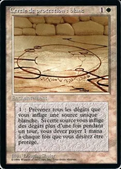 Circle of Protection: White #13 · Magic: The Gathering