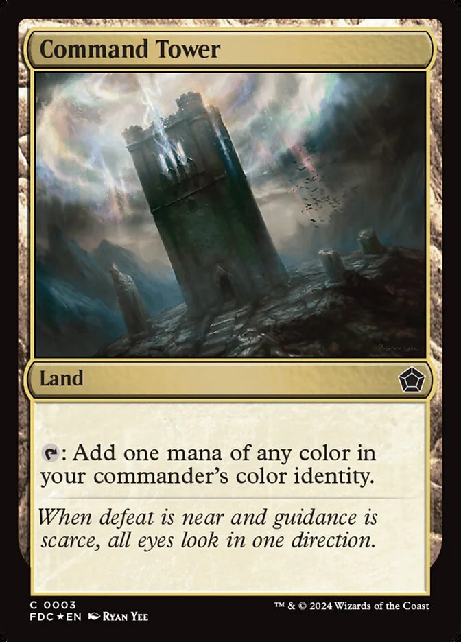 Command Tower 「FDC/3」「EN」