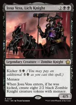 Josu Vess, Lich Knight #107 · Magic: The Gathering