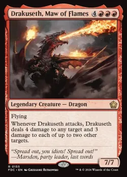 Drakuseth, Maw of Flames #155 · Magic: The Gathering
