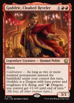 Goddric, Cloaked Reveler #158 · Magic: The Gathering