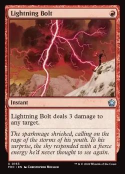 Lightning Bolt #163 · Magic: The Gathering