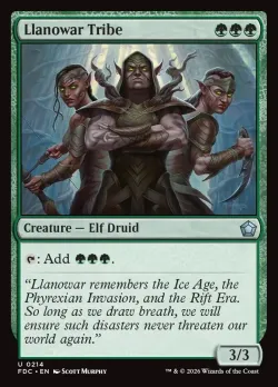 Llanowar Tribe #214 · Magic: The Gathering