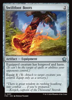 Swiftfoot Boots #291 · Magic: The Gathering