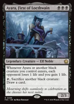 Ayara, First of Locthwain #86 · Magic: The Gathering