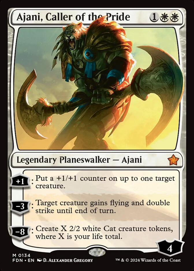 Ajani, Caller of the Pride 「FDN/134」「EN」