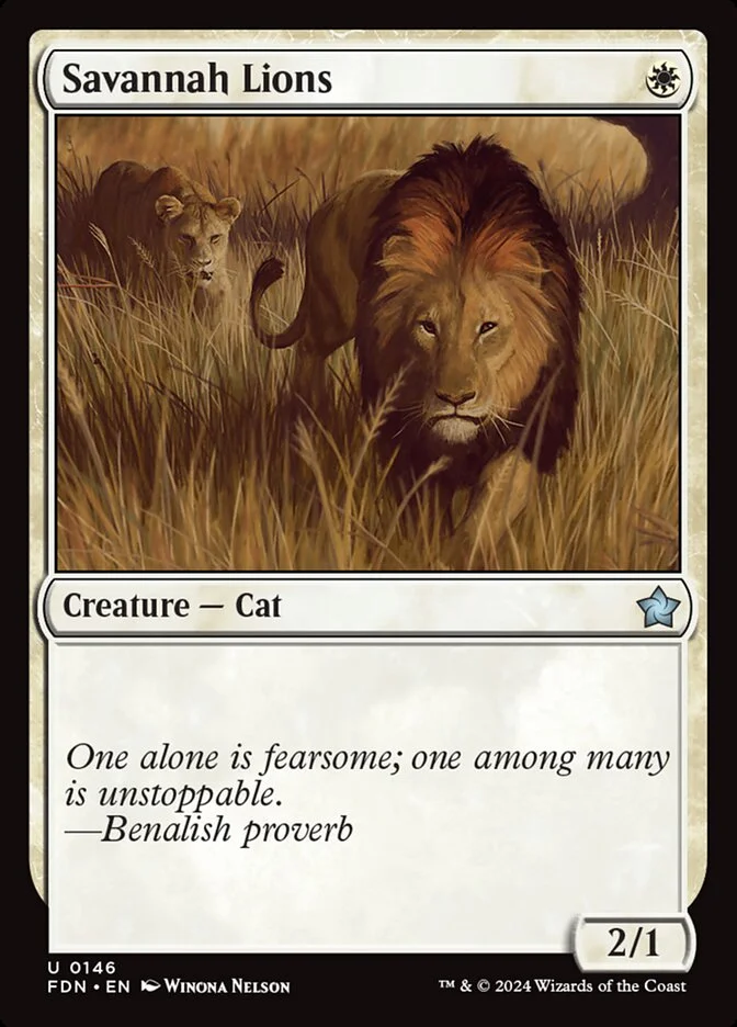 Savannah Lions 「FDN/146」「EN」